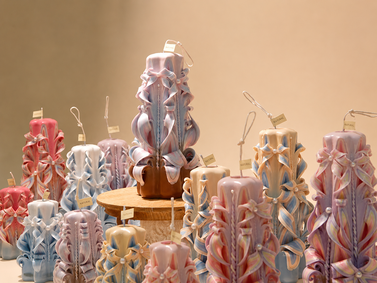 Carved Candle Collection