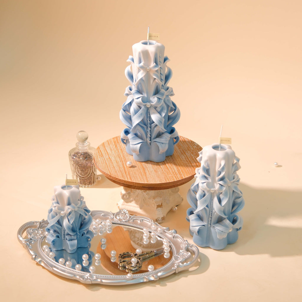 CUSTOM CARVED CANDLE